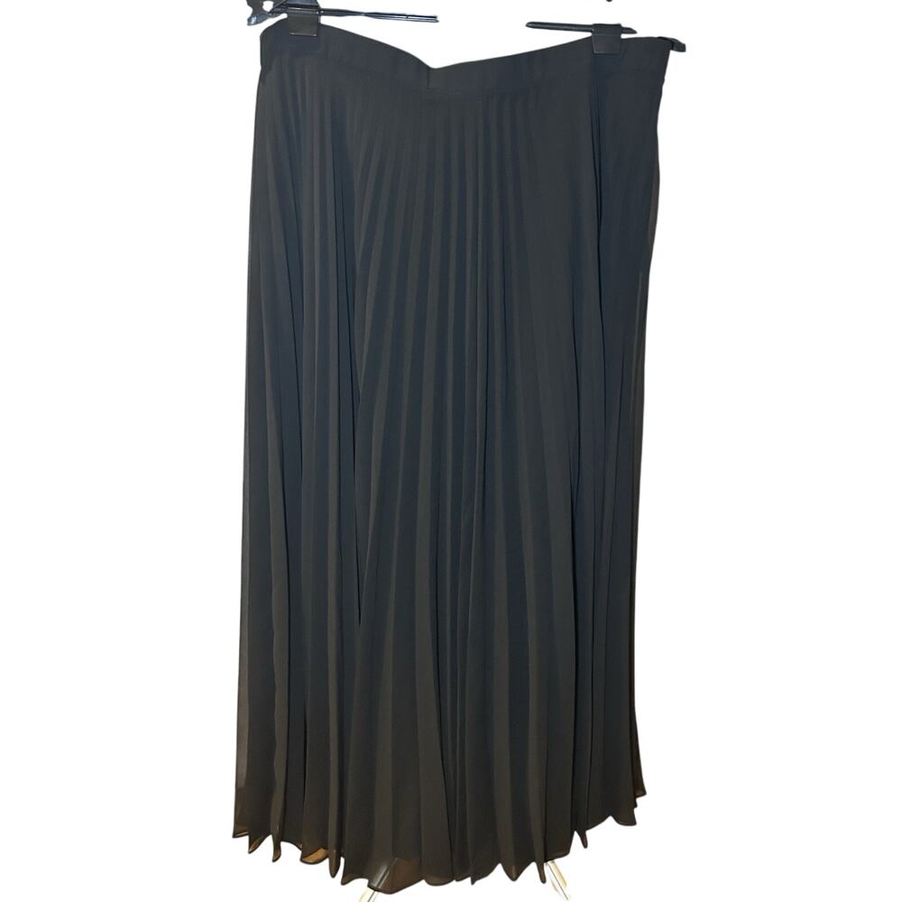 NWT Chico's Black Label Pleated Maxi Skirt size 16/18